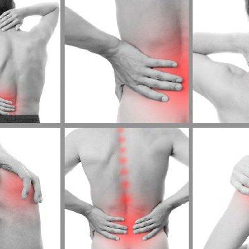 Physiotherapy session to relieve chronic pain without surgery